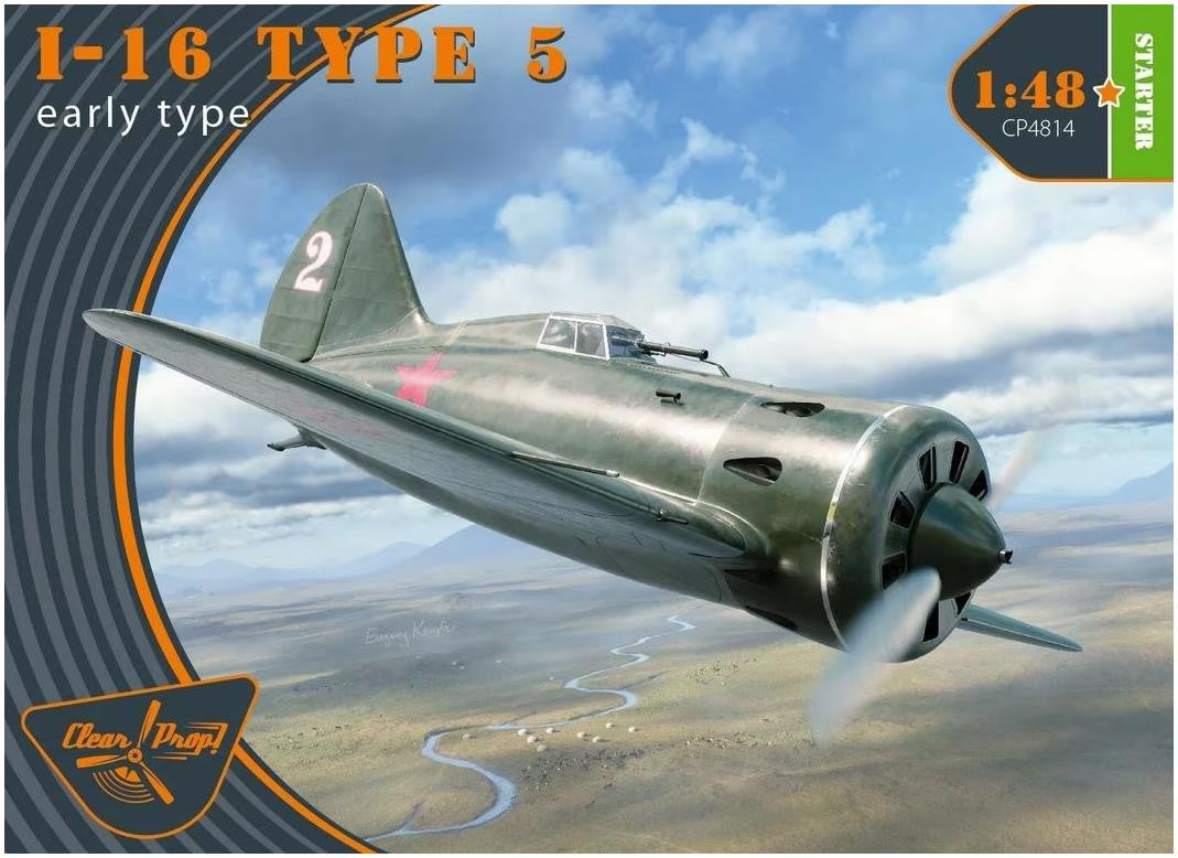 Clear Prop Models 1/48 I-16 Type 5 Early Version 48014